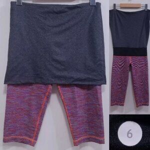 Lululemon Yin To You Crop Leggings 6 Small Wee Are From Skinny March Space